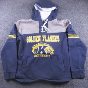 Kent State Golden Flashes Sweatshirt Mens Medium Blue NCAA Colosseum Athletics